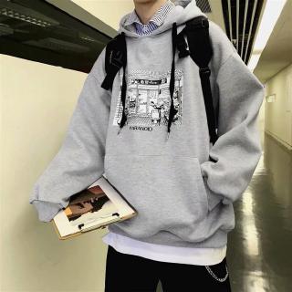 Áo hoodie tay dài phong cách hàn quốc cho cặp đôi