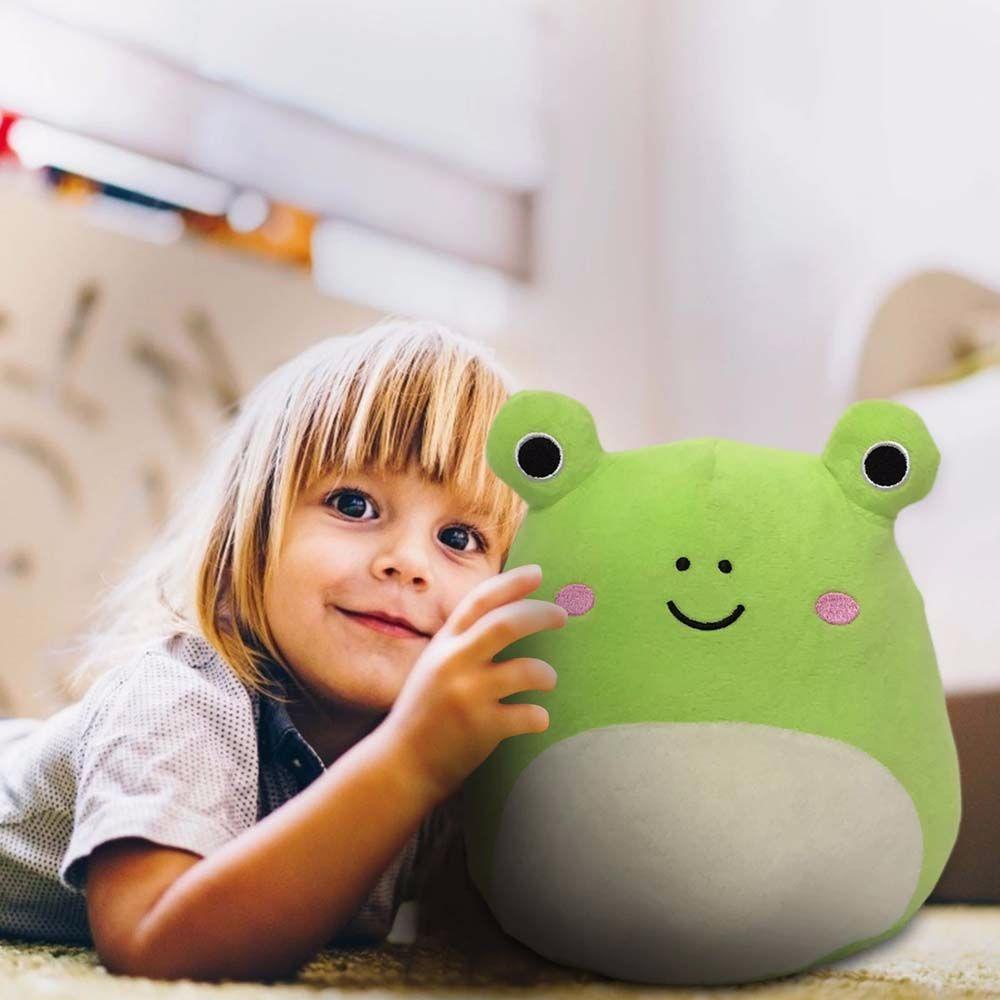NICKOLAS Đồ chơi nhồi bông Hình Ếch 3d Mềm Mại Đáng Yêu