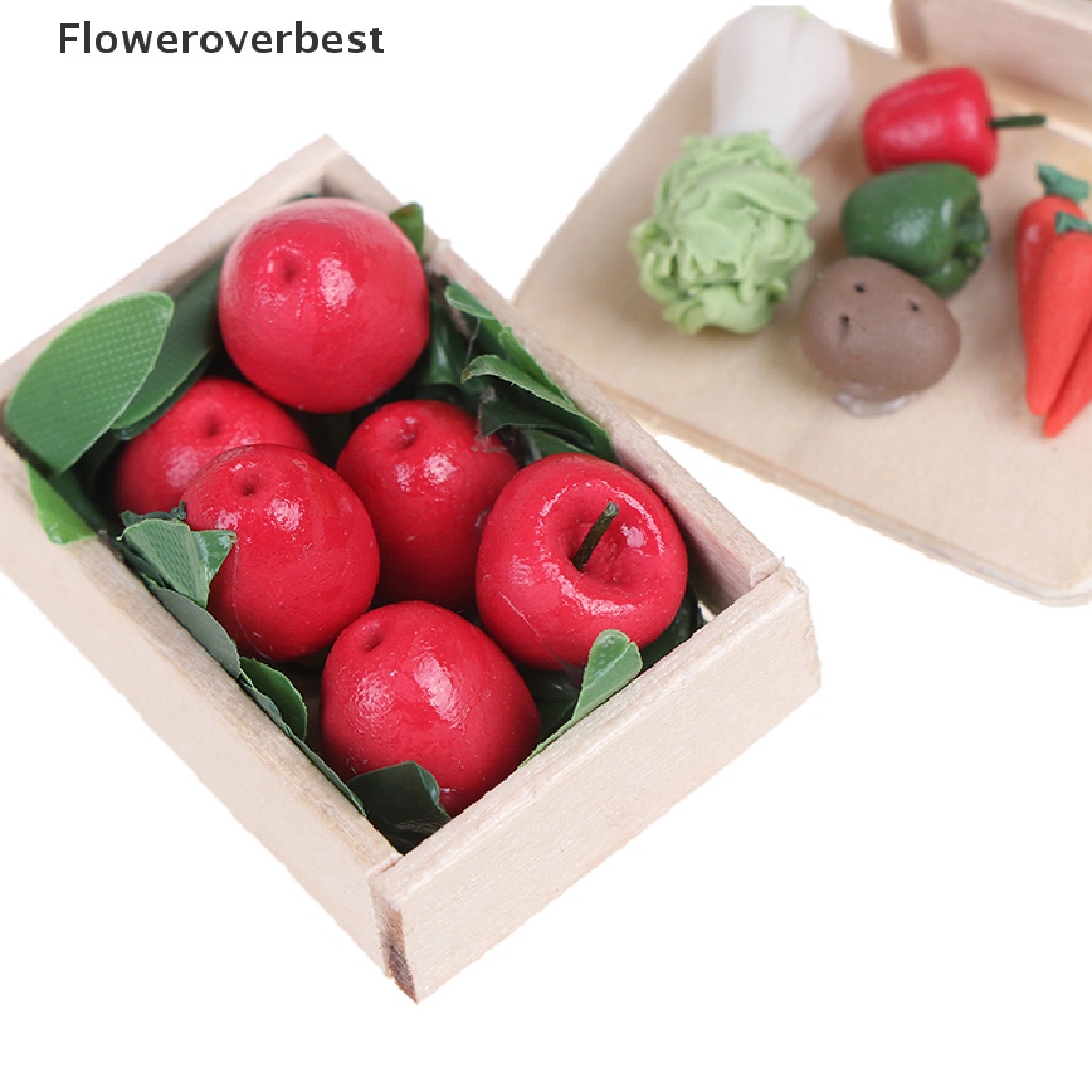 Mô hình rau củ quả đồ chơi tỉ lệ 1:12 với 4 kiểu tùy chọn