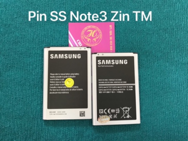 [Mã ELFLASH5 giảm 20K đơn 50K] Pin samsung Note 1 - Note 2 - Note 3 zin