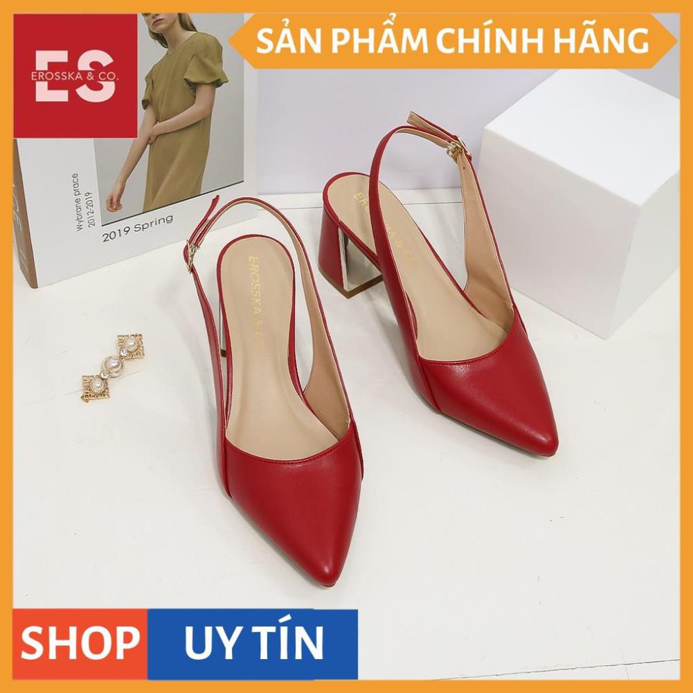 Carl & Ane - Giày cao gót thời trang mũi nhọn phối dây kiểu dáng basic cao 7cm màu bò - CL001 | BigBuy360 - bigbuy360.vn