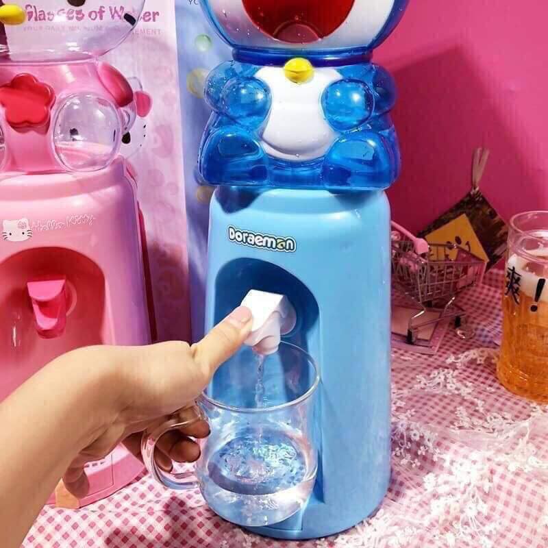 THANH LÝ Bình Đựng Nước Hình Cây Nước Mini Cho Trẻ Em Doraemon và Kitty