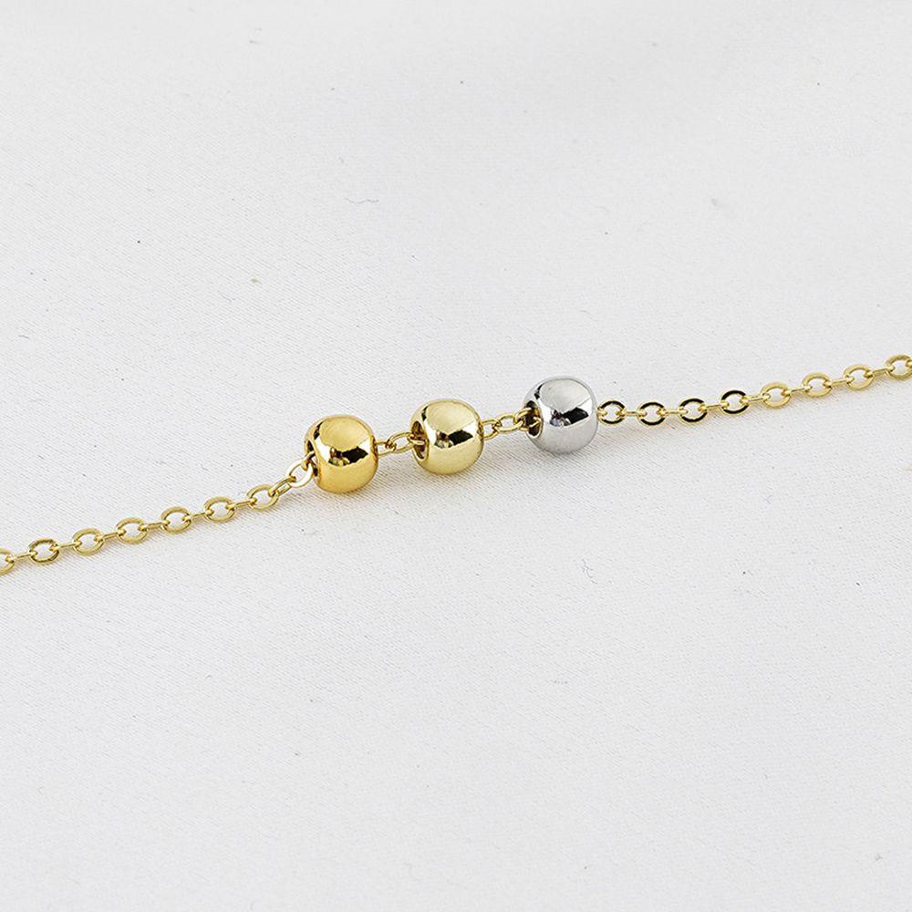 Vòng cổ Hạt Đồng 14K Nhiều Màu Sắc Xinh Xắn Dành Cho Nữ|Phụ Kiện Làm Đồ Thủ Công Mạ Viền Độc Đáo