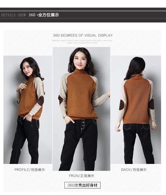 Hot Áo len đáp tay thời trang ALNL | BigBuy360 - bigbuy360.vn