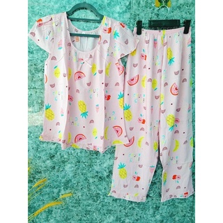 Đồ tole mặc nhà hoa nhiều màu.size 52_58kg