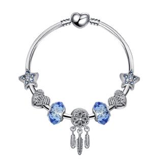 Vòng tay màu bạc mang lại sự may mắn phong cách Pandora