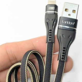 Cáp sạc siêu bền IPMicro Type-C bọc dù Earldom 084,Dây sạt nhanh dài 1m cho đện thoại DATA