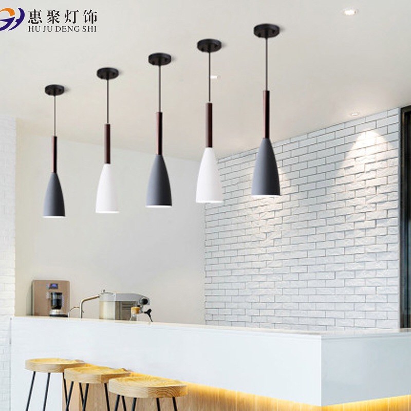 Đèn thả Trắng Đen Xám Trang Trí Nội Thất