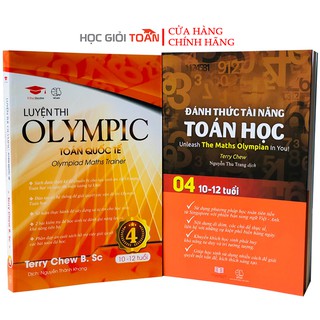Sách : Đánh Thức Tài Năng Toán Học -  Combo 2 cuốn - Luyện Thi Olympic 4 - Toán Lớp 5 và lớp 6 ( 10 - 12 tuổi )