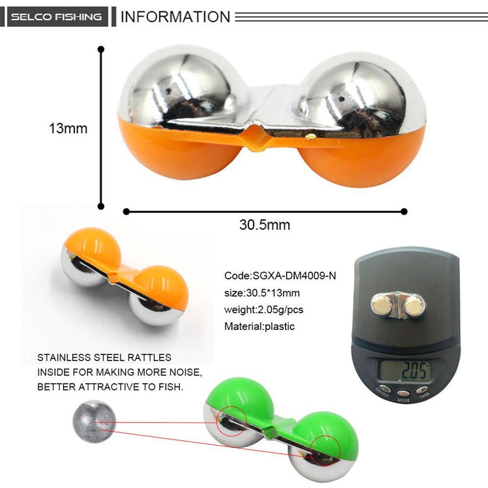 MYRONGVN Bộ 10 Chuông Đôi Bằng Nhựa Phát Sáng