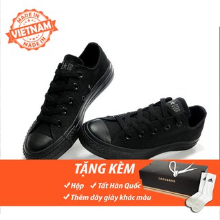 [FREE SHIP + FULL BOX] Giày classic full đen hàng vnxk nam nữ giá rẻ