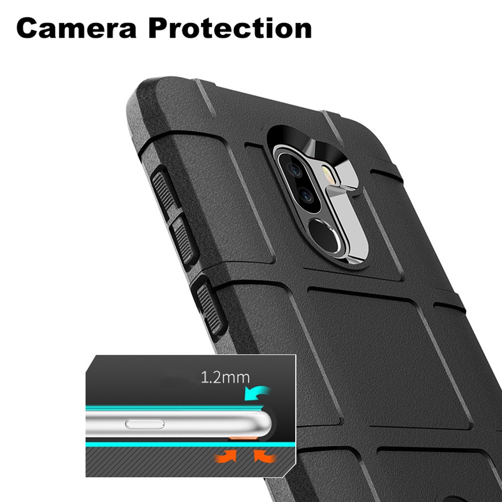 Xiaomi Pocophone F1 Case Shockproof Soft TPU Rugged Shield Silicone Armor Cover