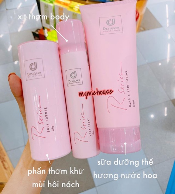 SỮA DƯỠNG THỂ RSERIES / PHẤN THƠM / XỊT THƠM