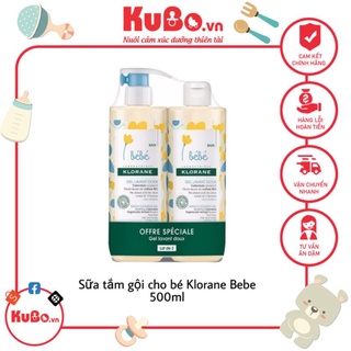 sữa tắm Klorane BeBe Pháp cho bé