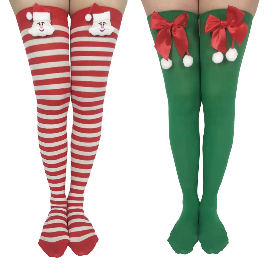 Đôi vớ dài đính nơ thời trang nữ tính