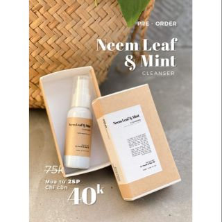 GIÁ DÙNG THỬ #SỮA RỬA MẶT LÁ NEEM BẠC HÀ