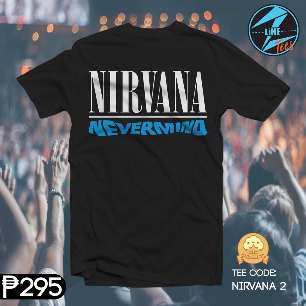 SALE MẠNH - Áo thun NIRVANA NEVERMIND ROCK BAND SHIRT/TSHIRT/mẫu mới uy tín chất lượng