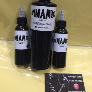Mực xăm Dynamic Zuper Triple Black 60ml
