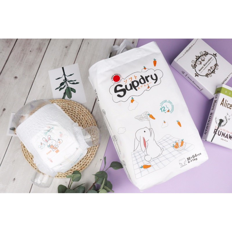 Tã/Bỉm SUPDRY nội địa Trung xuất Nhật quần size M64/L58/XL52/XXL50