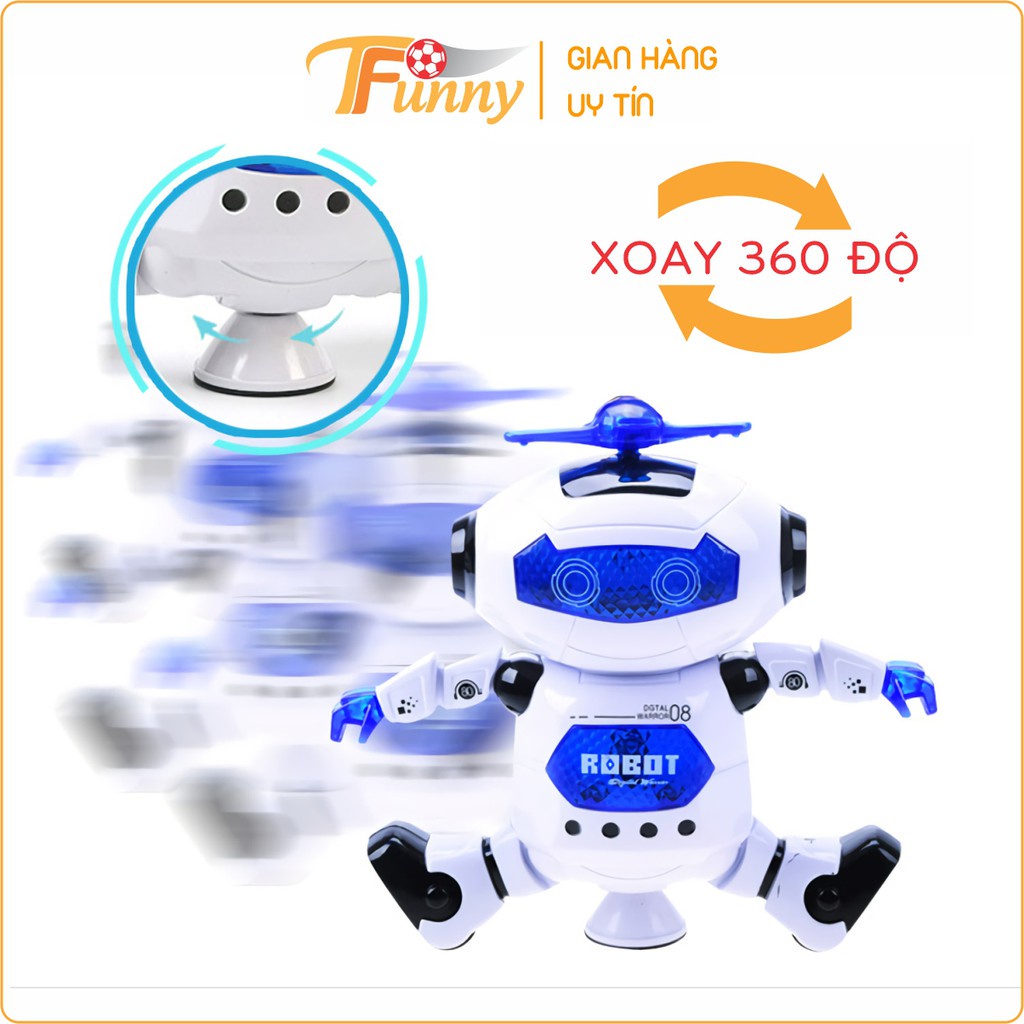 Robot nhảy múa 360 độ cao cấp siêu dễ thương dành cho bé