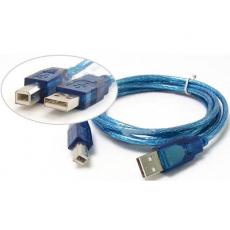 Cáp máy in 1.5M/ 3M/ 5M/ 10M cổng USB 2.0, chống nhiễu, màu xanh (Loại tốt)