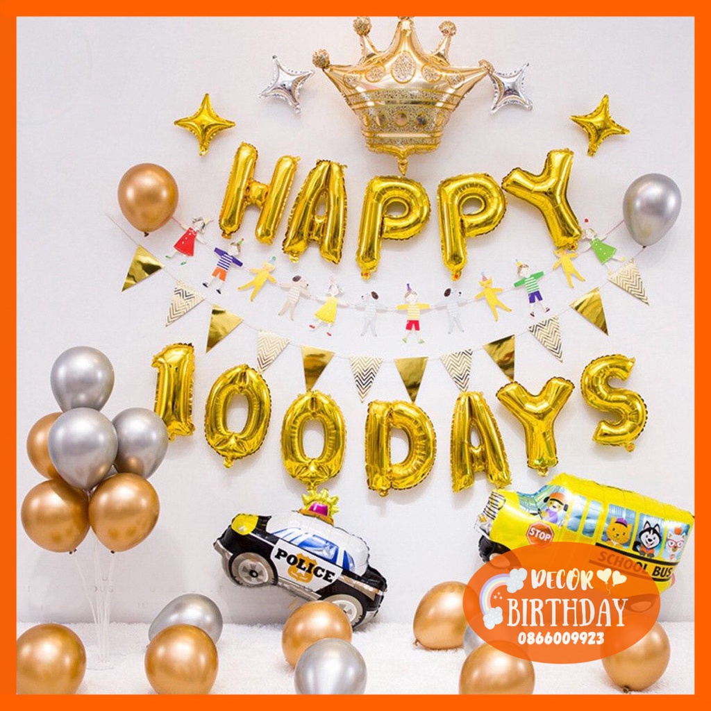 Set Trang Trí Sinh Nhật CHỦ ĐỀ Ô TÔ Bóng Dày Dặn, Màu Sắc Đẹp, Set Y Hình Tặng Kèm Đồ Bơm Băng Dính