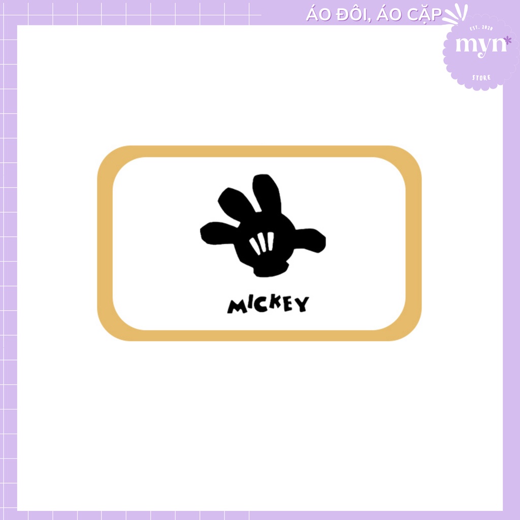 Áo Hoodie Nỉ Cặp Đôi Hình Bàn Tay Mickey, Áo Hoodie Nỉ Dày Dặn Nam Nữ Form Rộng Nam Nữ Đủ Size