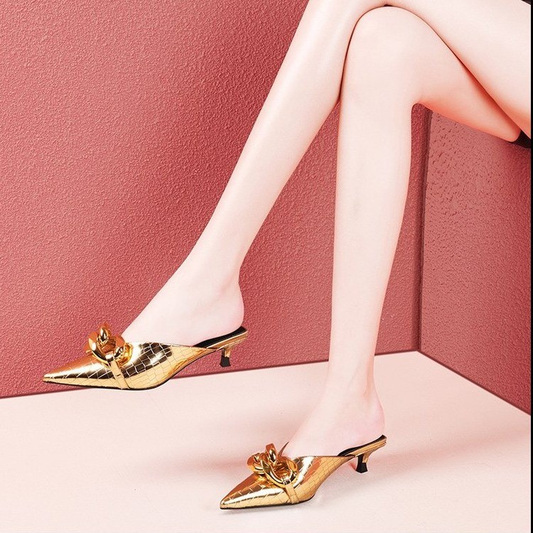 💘 Giày cao gót  thời trang  💘 chống trượt  thoải mái  💘 đế mềm thoáng khí  thiết kế mới