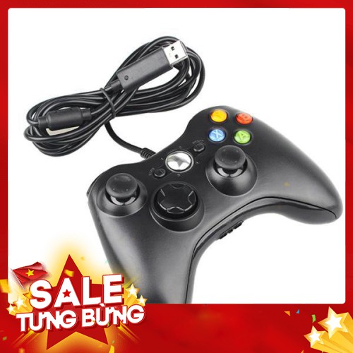 -Hàng nhập khẩu Tay cầm chơi game USB for PC 360 có dây - không rung Liên hệ mua hàng 084.209.1989
