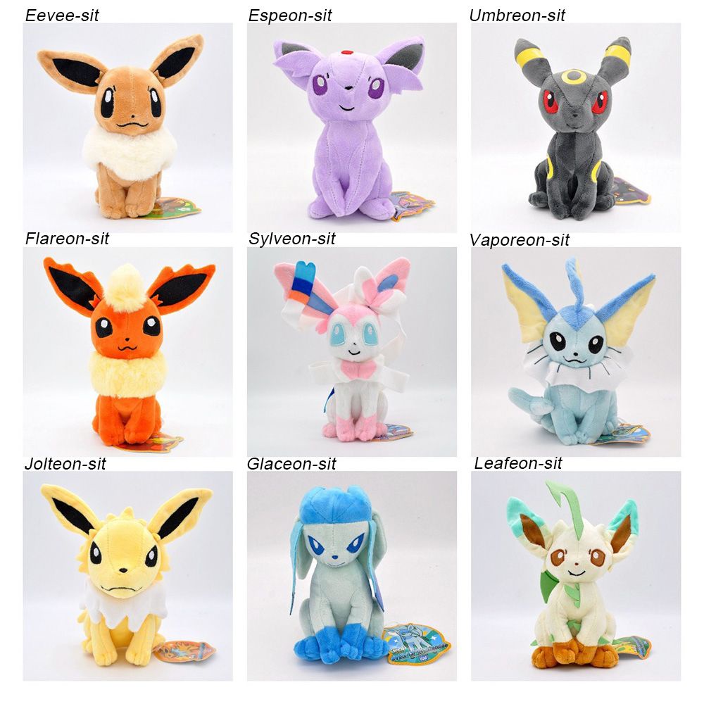 Đồ chơi nhồi bông hình nhân vật trong phim hoạt hình Pokemon 20cm bằng cotton mềm