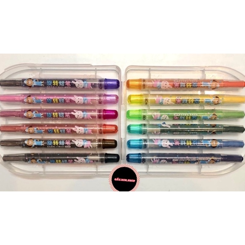 Bút sáp màu  12-18-24 màu