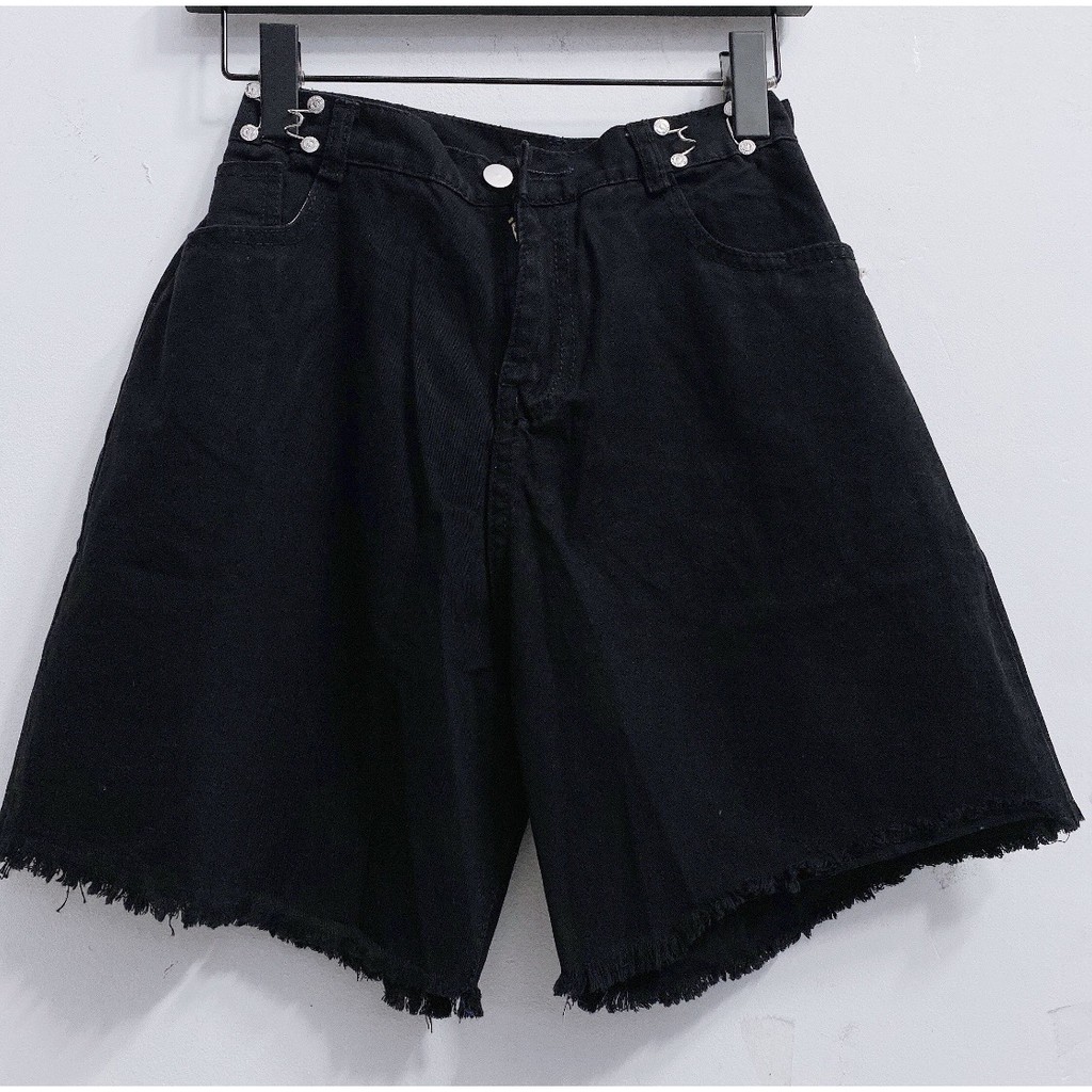 Quần Short Jean Cài Eo YAYSHOP chất mềm mịn Form siêu xinh ( unisex)