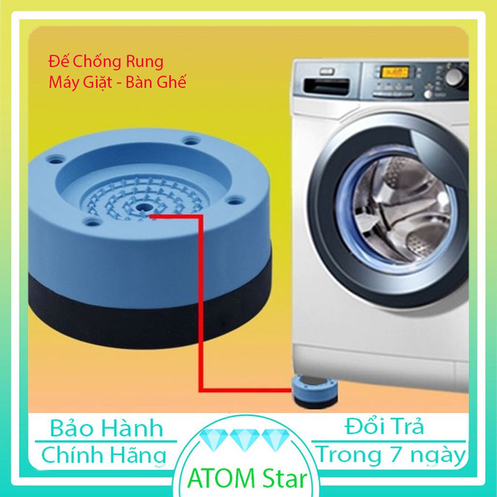 SET 4 ĐẾ CHỐNG RUNG CHO MÁY GIẶT TỦ LẠNH TIỆN DỤNG (HÀNG CÓ SẴN)