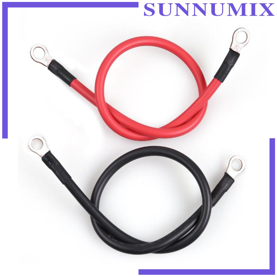 Dây Cáp Đồng Nối Tín Hiệu Tự Động 6AWG Màu Đen Và Đỏ