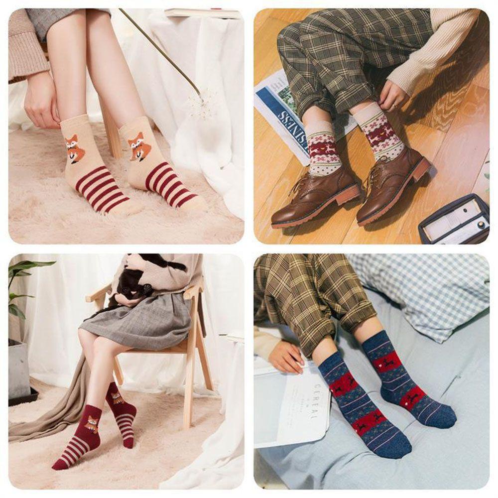 Vớ Cổ Trung Họa Tiết Dễ Thương Dùng Trang Trí Giáng Sinh
