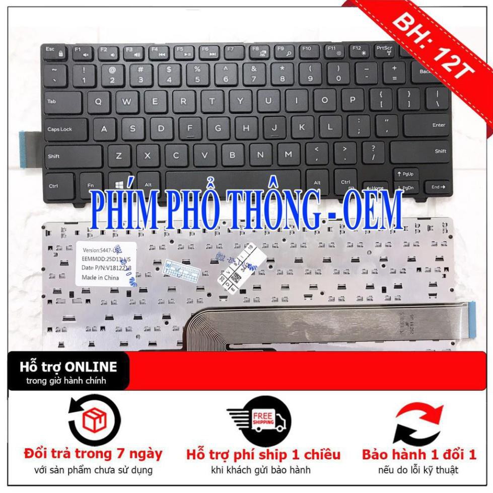 BH12TH Phím Laptop Dell Inspiron 14-3000 3441 3442 3443 3451 3452 3458 3467 3468 3445 3459 5447