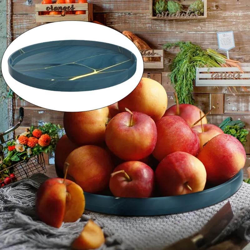 Khuôn Silicone Làm Khay Đựng Trái Cây Bằng Epoxy Resin Hình Tròn Trang Trí Nhà Cửa Diy