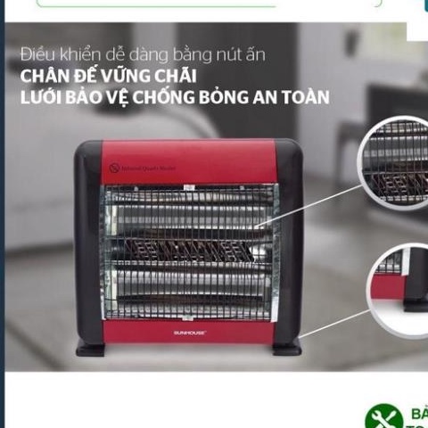 Quạt sưởi Sunhouse các loại, Đèn sưởi Sunhouse chính hãng - Tốc độ làm ấm nhanh, tỏa nhiệt đều, đánh bay giá lạnh ;;