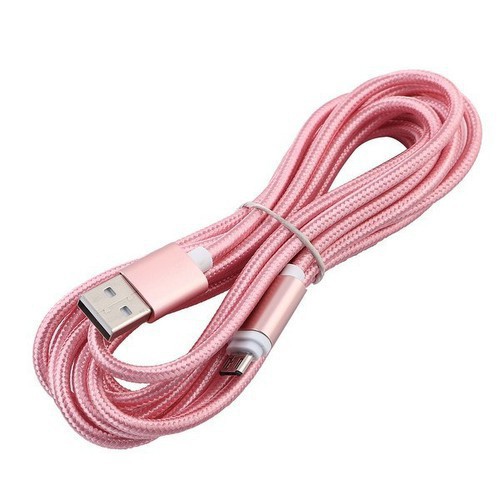 Cáp sạc 3M Bọc Dù Siêu Bền Chống Gãy Gập Tốc Độ Sạc Nhanh Tiện Lợi Dành Cho Lightning, micro USB và TYPE C