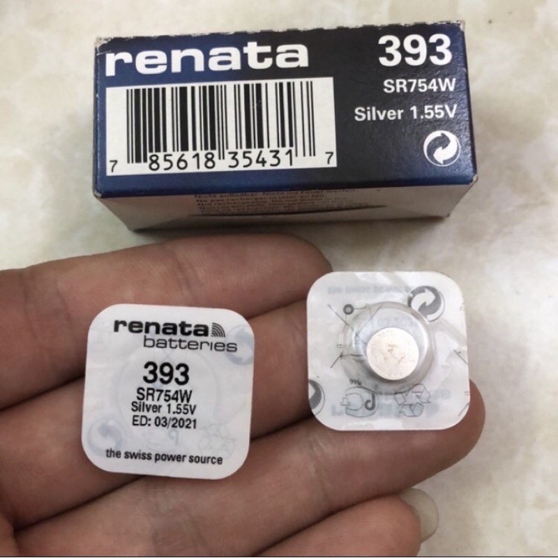 PIN ĐỒNG HỒ ĐEO TAY MISFIT Ray RENATA SR754SW-393 Chính hãng ( 3 Viên )