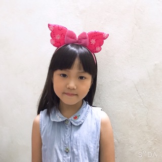 Bờm nơ lụa và vương miện siêu xinh
