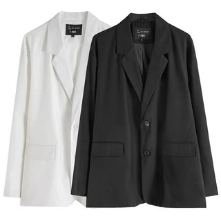 Áo Khoác Vest Màu Trắng Đen Thời Trang Cao Cấp 2021 Cho Nam