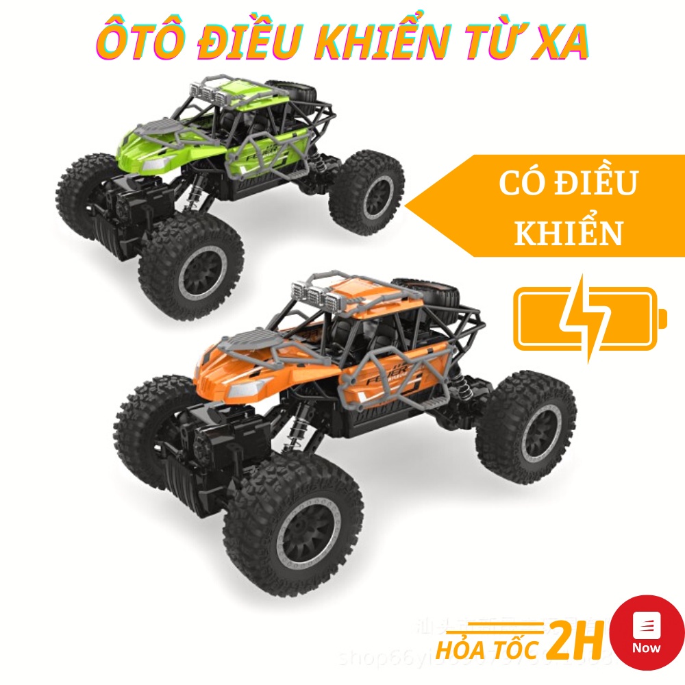 Xe Điều Khiển Từ Xa Địa Hình, ÔTô Điều Khiển Từ Xa - Pin Sạc, Xe Địa Hình Điều Khiển - ÔTo Giá Rẻ Vỏ Nhôm Cho Bé