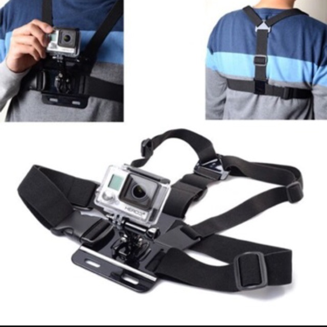 Dây đeo ngực gắn camera hành động gopro , sjcam