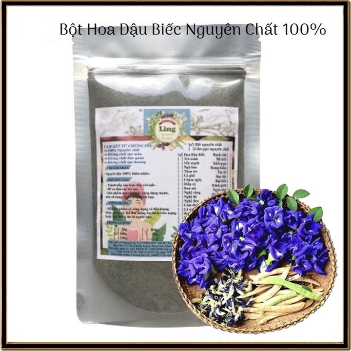 [Sỉ-Rẻ] Bột Hoa Đậu Biếc 1 ký sấy lạnh nguyên chất thiên nhiên 100% có giấy VSATTP và ĐKKD dùng đa công dụng [Lẻ-Sỉ]