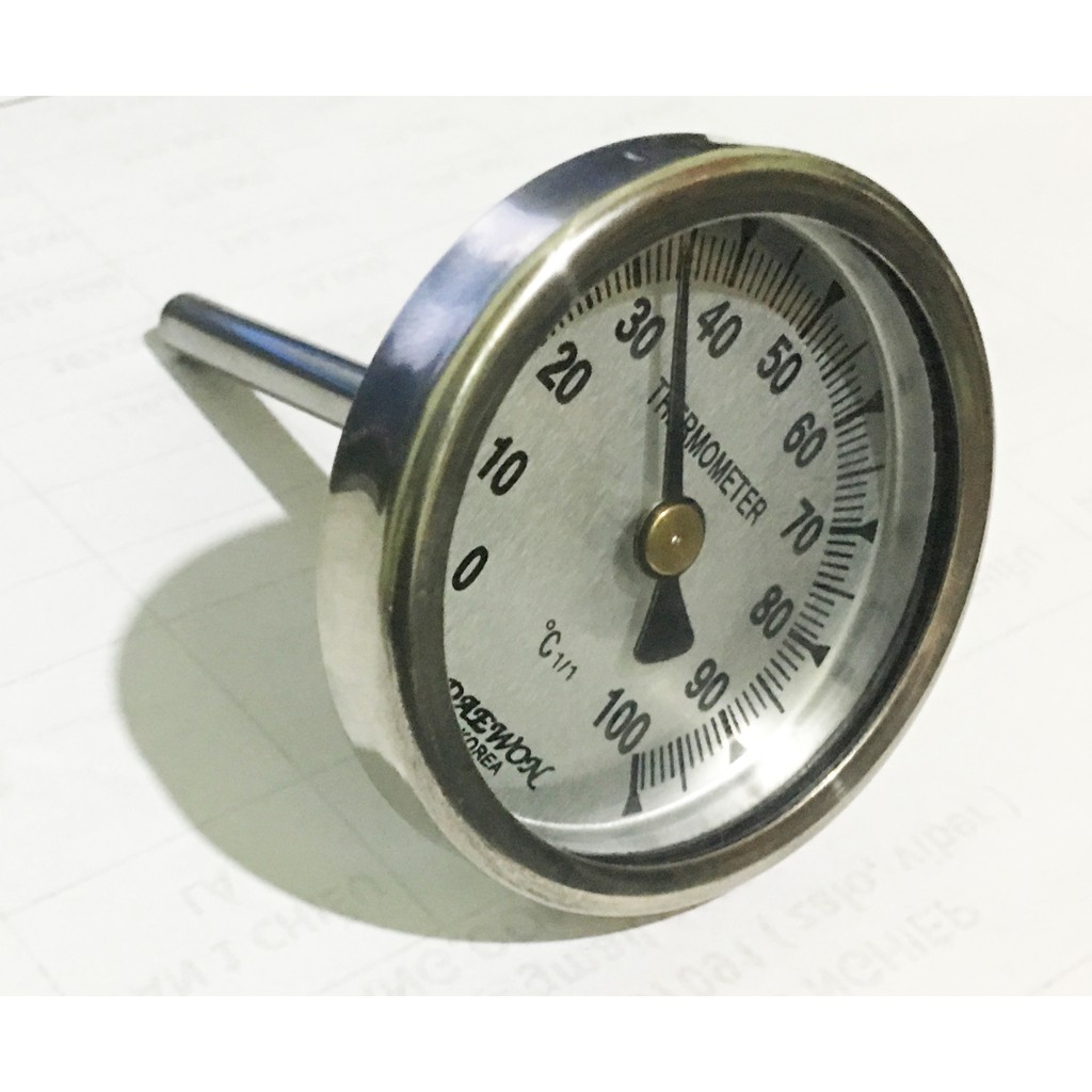 Đồng hồ đo nhiệt độ inox 100 độ C Daewon - Hàn Quốc