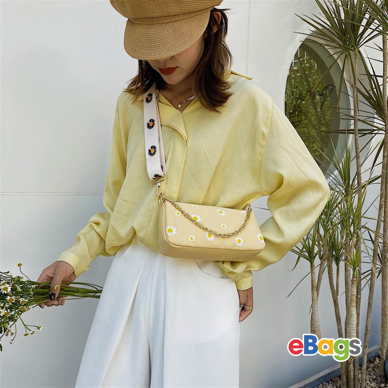 [ HOT ] Túi Đeo Vai Nữ Hoa Cúc Trẻ Trung Năng Động TEB366