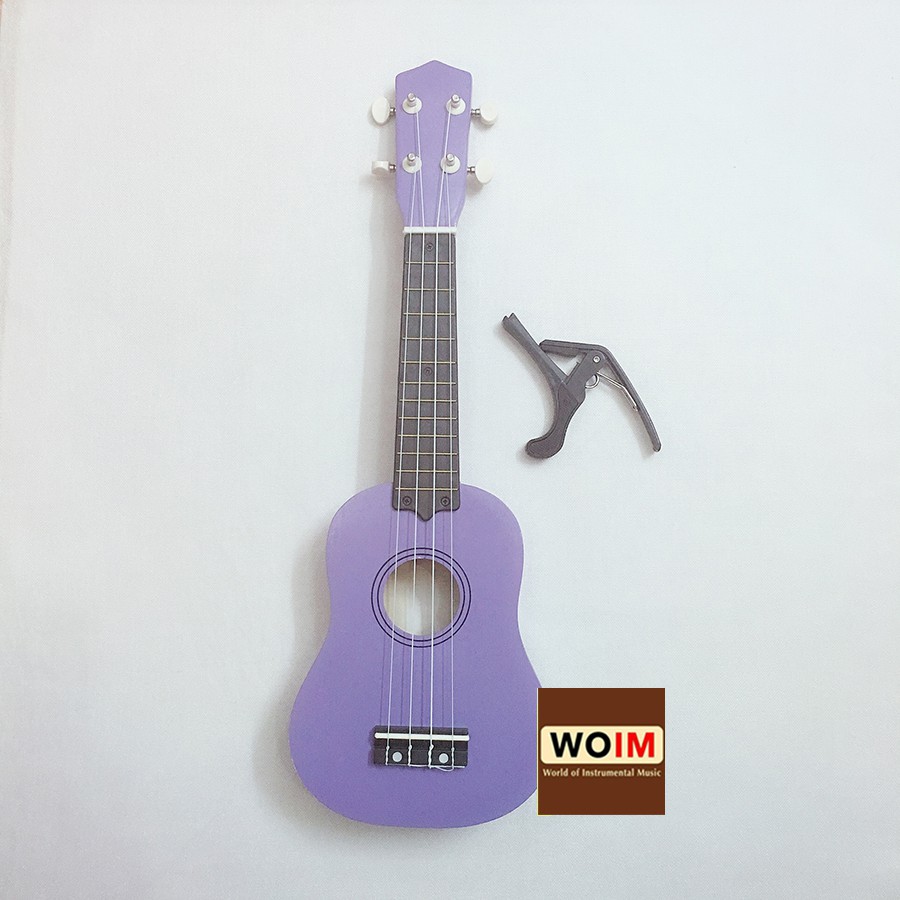 Đàn Ukulele Soprano Size 21 Woim 35A15 Tặng Kèm Capo