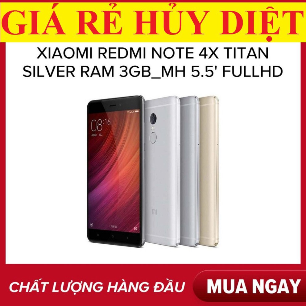 HOT HOT '' RẺ BẤT NGỜ '' điện thoại Xiaomi Redmi Note 4 Chính Hãng 2sim ram 3G/64G, chiến Free Fire/PUBG đỉnh HOT HOT