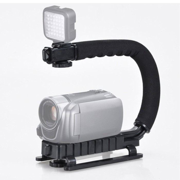 Tay cầm chống rung hình chữ c cho máy ảnh / dslr / action cam - ổn định | BigBuy360 - bigbuy360.vn